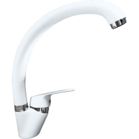 Смеситель Кухня GRANFEST d=35 боковой (3323) (иней)