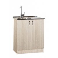 Тумба 80*60 цвет ясень шимо светлый (2 дверцы) (ЛДСП)