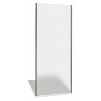 Боковая часть INFINITY SP- 90-G-CH стекло ГРЕЙП 6мм