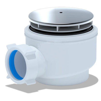 E510C Сифон для душ. поддона 1 1/2*60 хром