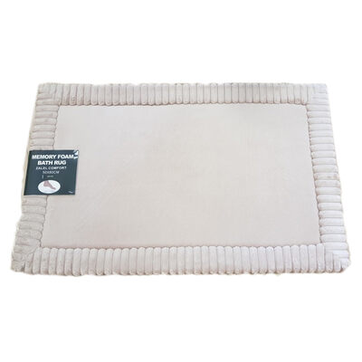 Коврик д/ванны 1 предм. "MEMORY stripes" COMFORT 50*80 Beige бежевый