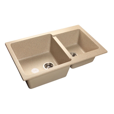 Мойка GRANFEST GF-P780K 2- чаш 780*510 мм (песок - 302)