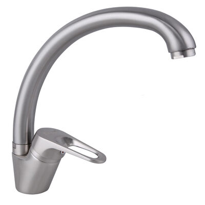 4113-5 Смеситель Кухня Frap шар.d-35 МАКСИ на гайке (САТИН) 4113-5 Смеситель Кухня Frap шар.d-35 МАКСИ на гайке (САТИН)