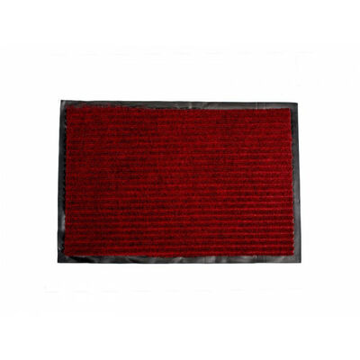 Коврик придверный влаговпитывающий с рельефом 40*60 бордо (1003)