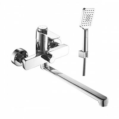 Смеситель Ванна шар d35 термостатический L-нос кер. дивертор, хром ROSSINKA RS50-32 Смеситель Ванна шар d35 термостатический L-нос кер. дивертор, хром ROSSINKA RS50-32