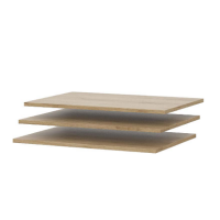 Спальня "МСП 1" Исполнение 1 Полки для шкафа двухстворчатого Дуб Золотой Спальня "МСП 1" Исполнение 1 Полки для шкафа двухстворчатого Дуб Золотой