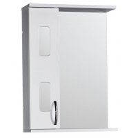 Зеркало-шкаф "Империя" левый (белый) Б/О (без освещения) 500х700х190