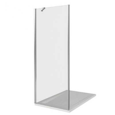 Боковая часть MOKKA SP- 90-С-WE стекло Прозрачное 5мм (в комплекте с магнитным профилем)