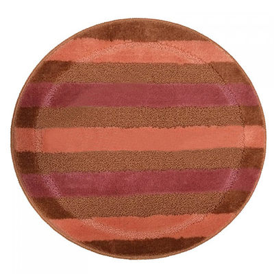 Коврик д/ванны 1 предм. SHAHINTEX PP MIX LUX d.66 кирпичный