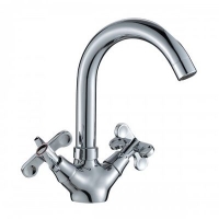 Смеситель Тюльпан 1/2 м/к поворотный излив, хром ROSSINKA RS42-62 Смеситель Тюльпан 1/2 м/к поворотный излив, хром ROSSINKA RS42-62