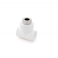 Тройник С НАКИДНОЙ ГАЙКОЙ 32х1 PP-R Rosturplast