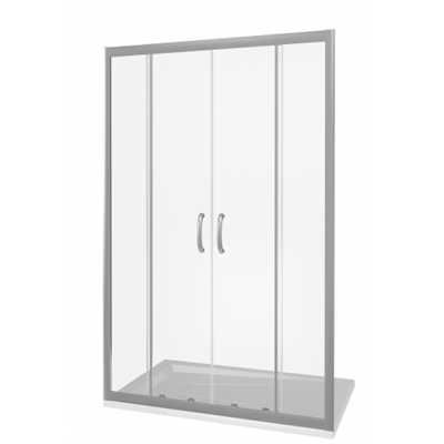 Душ.ограждение INFINITY WTW-TD-170-С-CH Прямое, стекло Прозрачное 6мм (без поддона и автослива)