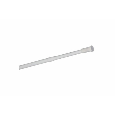 Карниз д/ванной белый раздвижной, длина 110-200 см, d=25 металлич. CTK-302IR