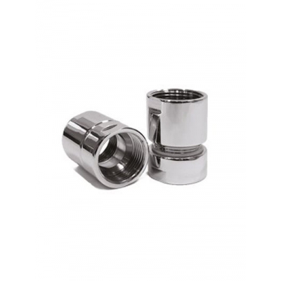 Муфта стяжная д/полотенцесушителя 3/4"х3/4" г/г хром (2 шт)