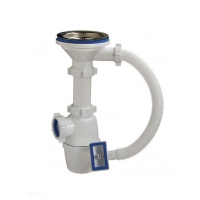 А-4007 Сифон бутылочный ОРИО 3 1/2" х 40 с переливом