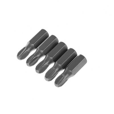 Биты ТУНДРА, намагниченные, сталь CrV, PH3 х 25 мм, 5 шт. 2270955