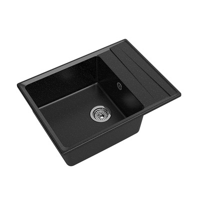 Мойка GRANFEST GF-LV-660L чаша+крыло 660*500 (черный-308)