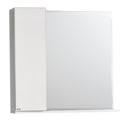 Зеркало-шкаф "Лайн-70" ЭМАЛЬ белый 700х670х150