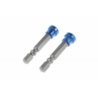 Биты ТУНДРА, намагниченные, сталь S2, круглый магнитный фиксатор, PH2 х 50 мм, 2 шт. 2393921