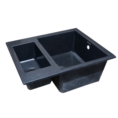 Мойка GRANICOM NOVELL Бьянка 595*495*200*145 мм (обсидиан) (без сифона)