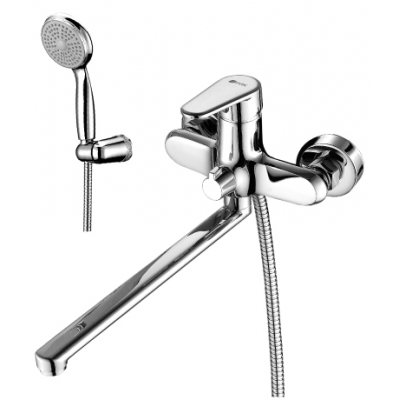 0351C Поинт Смеситель универсальный с плоским изливом 300мм, дивертор с керамич, хром LEMARK 0351C Поинт Смеситель универсальный с плоским изливом 300мм, дивертор с керамич, хром LEMARK