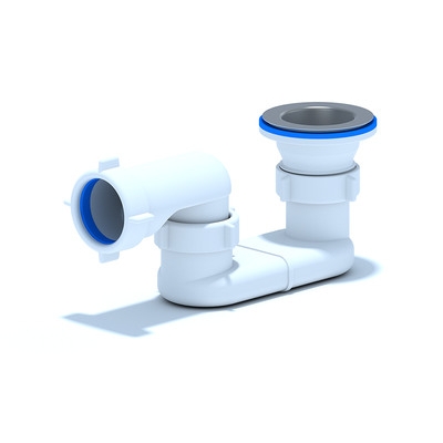 E010 Сифон Ани для душевого поддона плоский 1 1/2