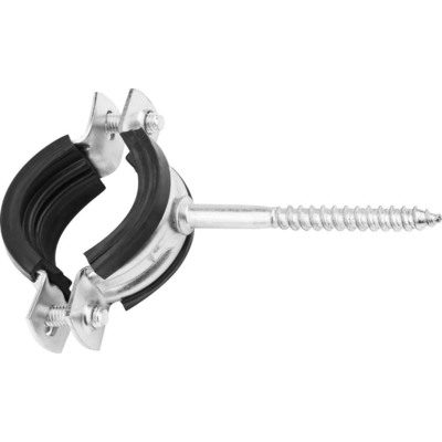 Крепление трубы 2" (60-64мм) с саморезом