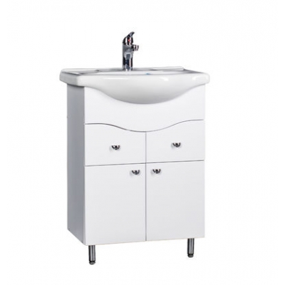 Подстолье "Джулия " (белый) 2 ящик 2 двери под умыв. "Элегия" 550х800х346 Подстолье "Джулия " (белый) 2 ящик 2 двери под умыв. "Элегия" 550х800х346