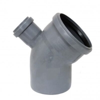 110 колено с отводом 50 УГОЛ 45 ВВЕРХ