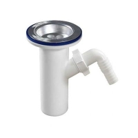 А-4205-2 Выпуск литой ОРИО решетка нержав. d-70мм, с одним отводом, выход.отверстие 40мм.