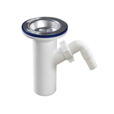 А-4205-2 Выпуск литой ОРИО решетка нержав. d-70мм, с одним отводом, выход.отверстие 40мм.