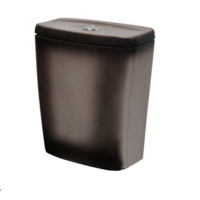 Бачок для унитаза "Рио" черный г.Киров с арматурой (меж.ос. 210 мм)