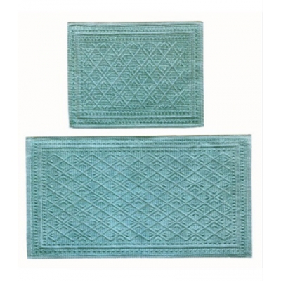 Коврик д/ванны 2 предм. ZALEL хлопковый 55х90+45х55 в ассортименте