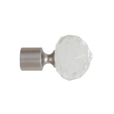 Наконечник Кристалл (набор 2 штуки) D25 сатин (C602-25)