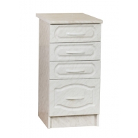 Рабочий стол 40 карара (4 ящика) фасад МДФ столешница цвет (КАРАРА)