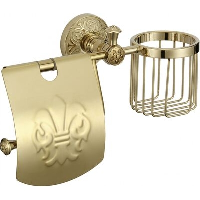 S-L05851B Держатель для туалетной бумаги и освежителя/Золото