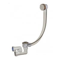 А-2808 Сифон для ванны (обвязка) ОРИО 1 1/2"х40, регулируемый, с переливом (полуавтомат)