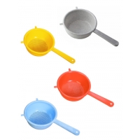 Дуршлаг d=20см с ручкой цв.микс 200х90х350мм ("М-пластика") (М 1130)