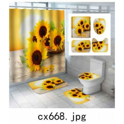 Комлект д/ванной ZALEL фотопринт 4 предмета арт.cx668