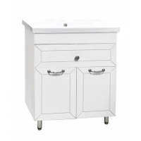 Подстолье "Вегас 70" 2 дв 1 ящ. (Белый софт) под умыв."Como-70" 657*800*430