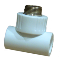Тройник комб. штуцер 20х1/2х20 PP-R Rosturplast (15)