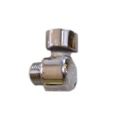 Уголок д/полотенцесушителя 1/2х1/2" г/ш хром (2 шт) накидная гайка