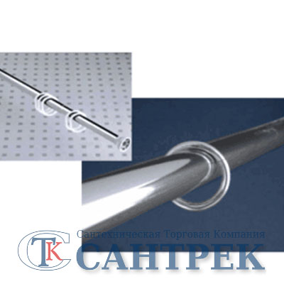 Карниз д/ванной нержавейка прямой 2,1м Карниз д/ванной нержавейка прямой 2,1м