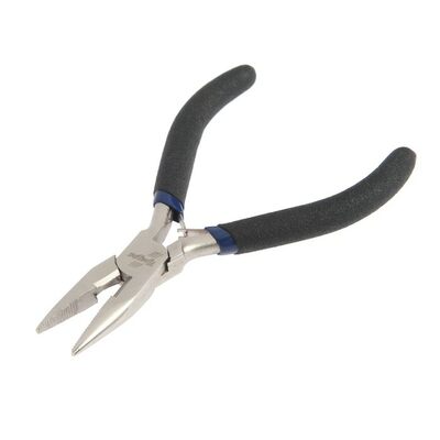 Длинногубцы ТУНДРА mini, никелированные, обрезиненные рукоятки, 125 мм 881673 Длинногубцы ТУНДРА mini, никелированные, обрезиненные рукоятки, 125 мм 881673