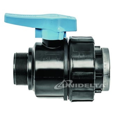 Кран шаровый 3/4" г/ш ПЭ UNIDELTA