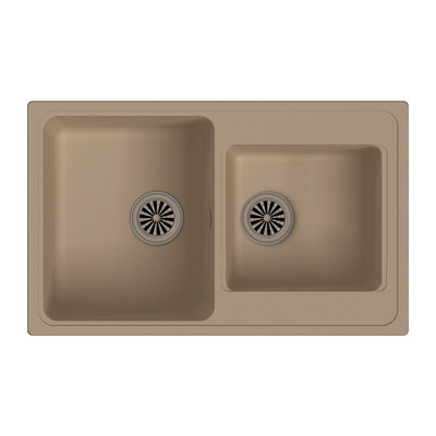Мойка EWIGSTEIN Elegant 80D 780*480 2 чаши (бежевый) Мойка EWIGSTEIN Elegant 80D 780*480 2 чаши (бежевый)