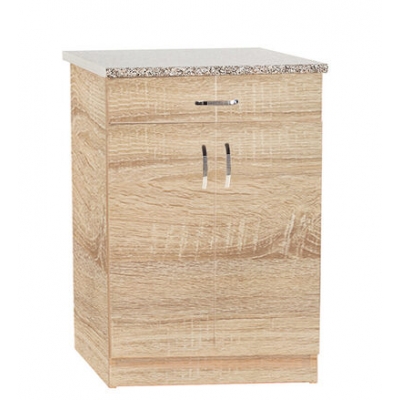 Рабочий стол 60 цвет дуб сонома (1 ящик),стол. ГРАНИТ (ЛДСП)