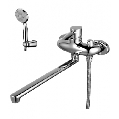 3217C Атлантисс Смеситель универс. с плоск. излив 350мм, бок. кер.дивертор, с аксесс-ми, хром LEMARK 3217C Атлантисс Смеситель универс. с плоск. излив 350мм, бок. кер.дивертор, с аксесс-ми, хром LEMARK