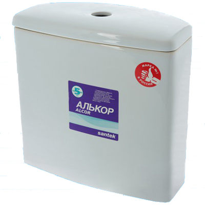 Бачок "Алькор" с крышкой (меж.ос.160±5 мм)