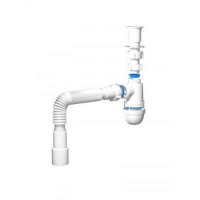 C5015 Сифон Варяг 1 1/4"*40 с гофрой 40*40/50